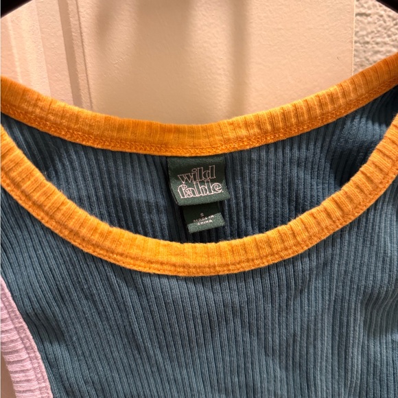 Colorful Ribbed Tank Top - Picture 2 of 3